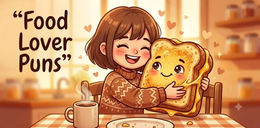 Happy foodie hugging grilled cheese
