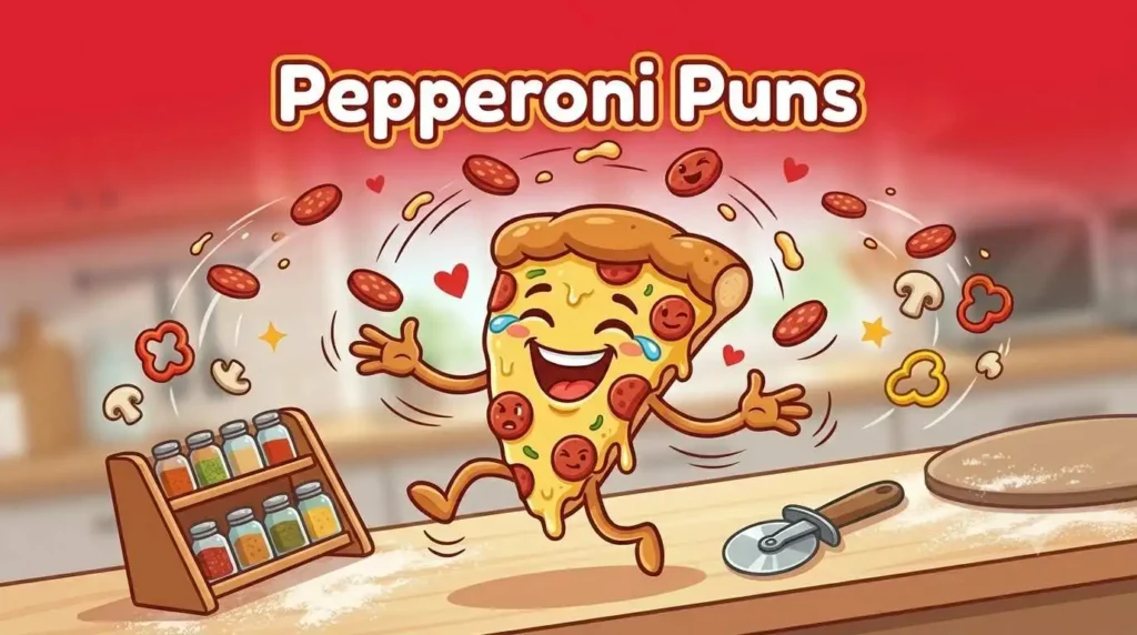 funny pepperoni pizza character laughing