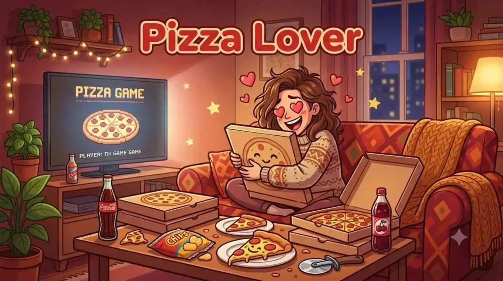 pizza lover hugging pizza box