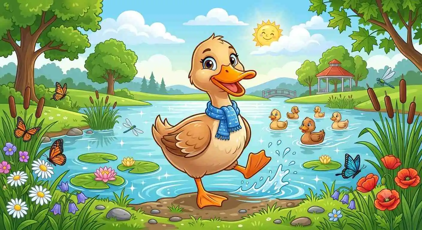 Happy ducks together