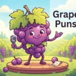 Funny grapes sharing playful jokes