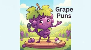 Funny grapes sharing playful jokes