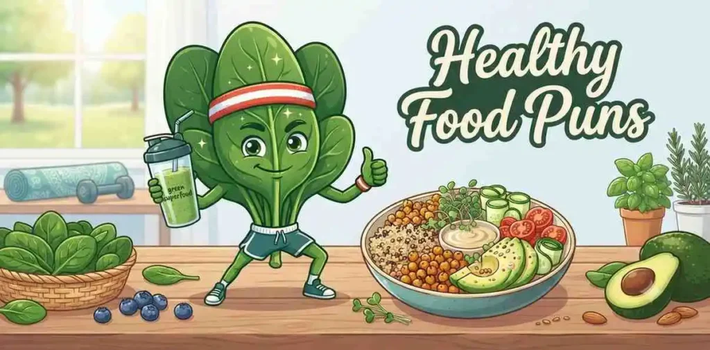 Spinach enjoying healthy foods.