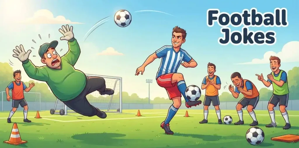 Funny football training moment