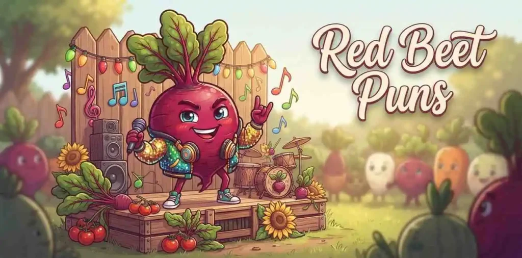 Cute red beet