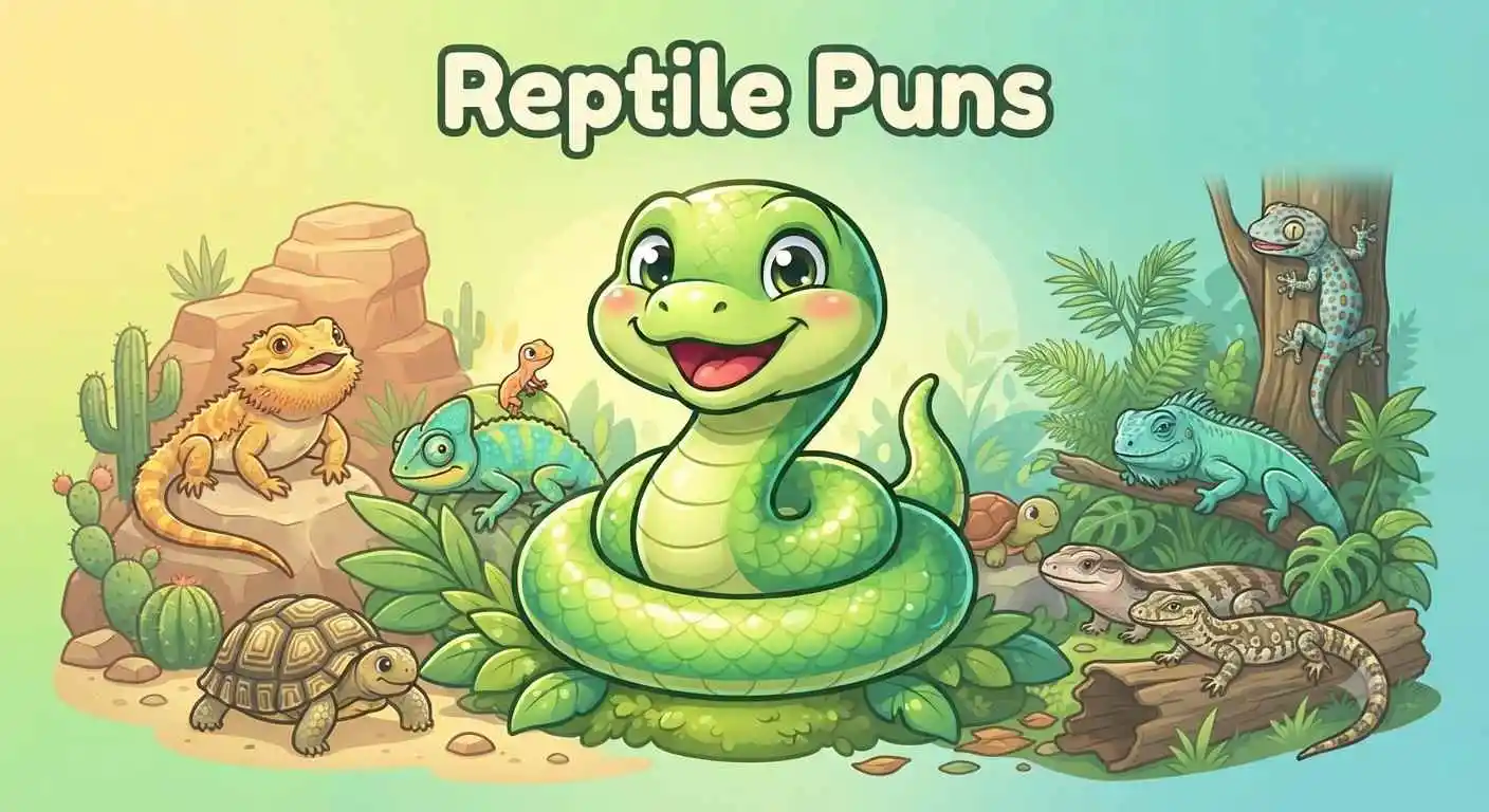 Cute snake smiling brightly