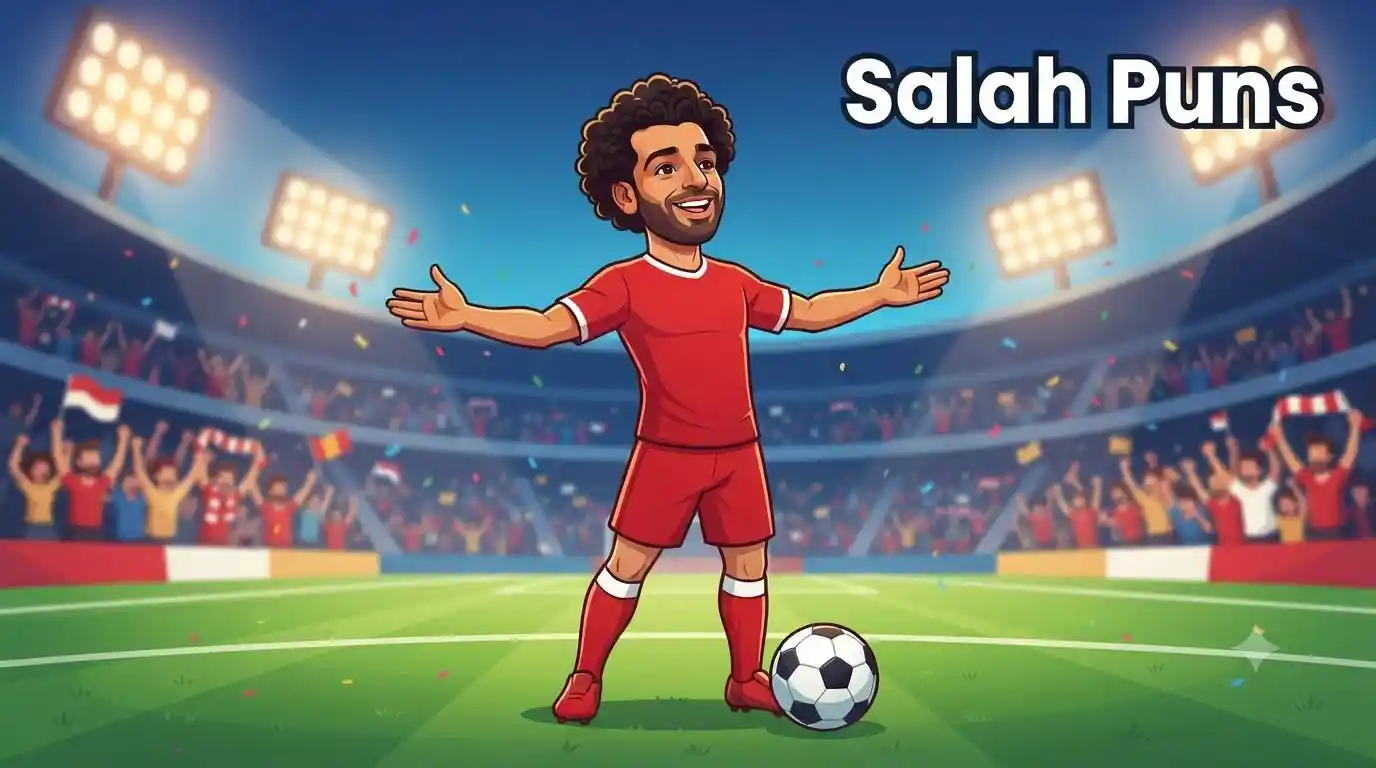 Smiling football star celebrating