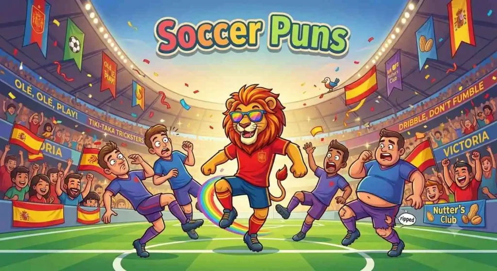 Funny Spain soccer match.