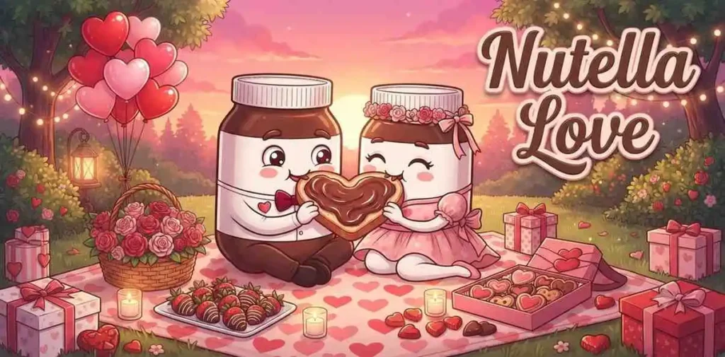 Romantic Nutella couple