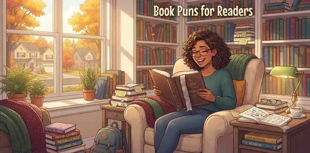 Reader enjoying cozy book