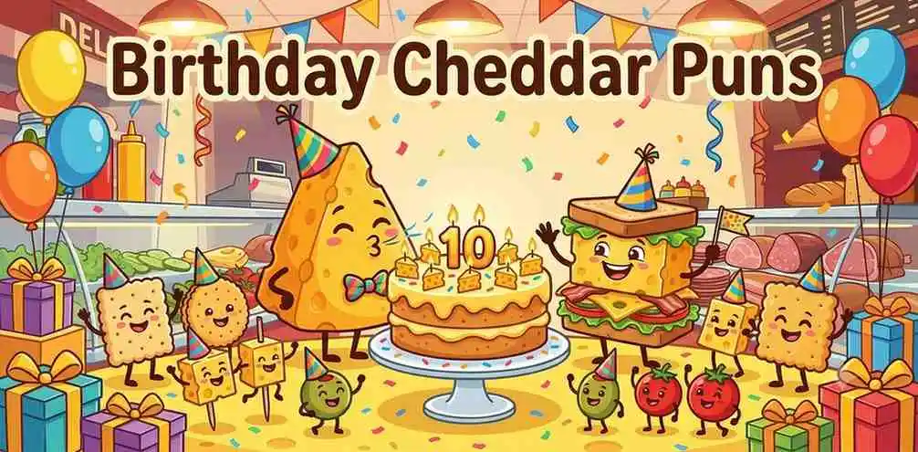 Cheddar birthday party celebration