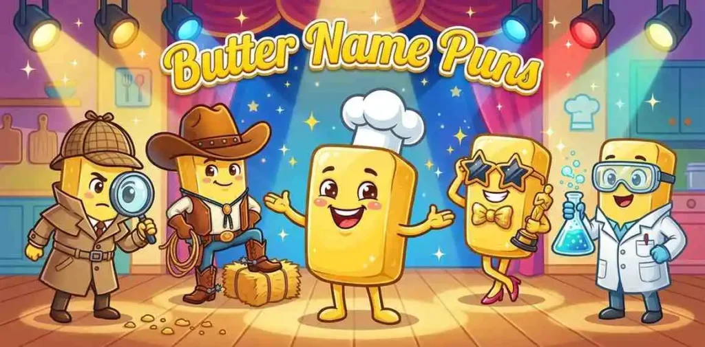 Butter mascot wearing costumes