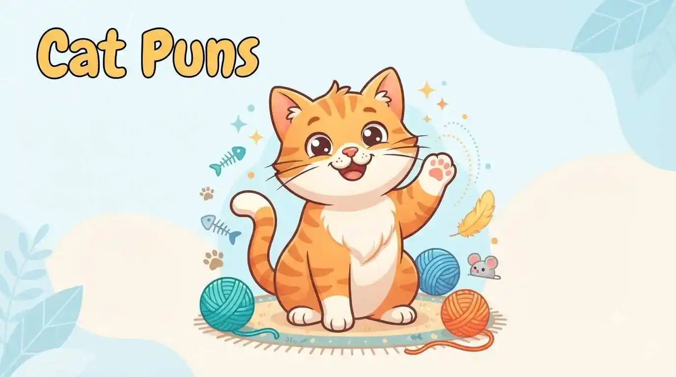 Cute cat making funny faces