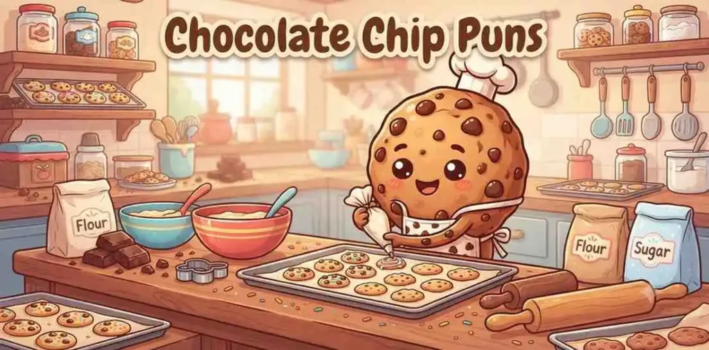 Chocolate chip cookie character