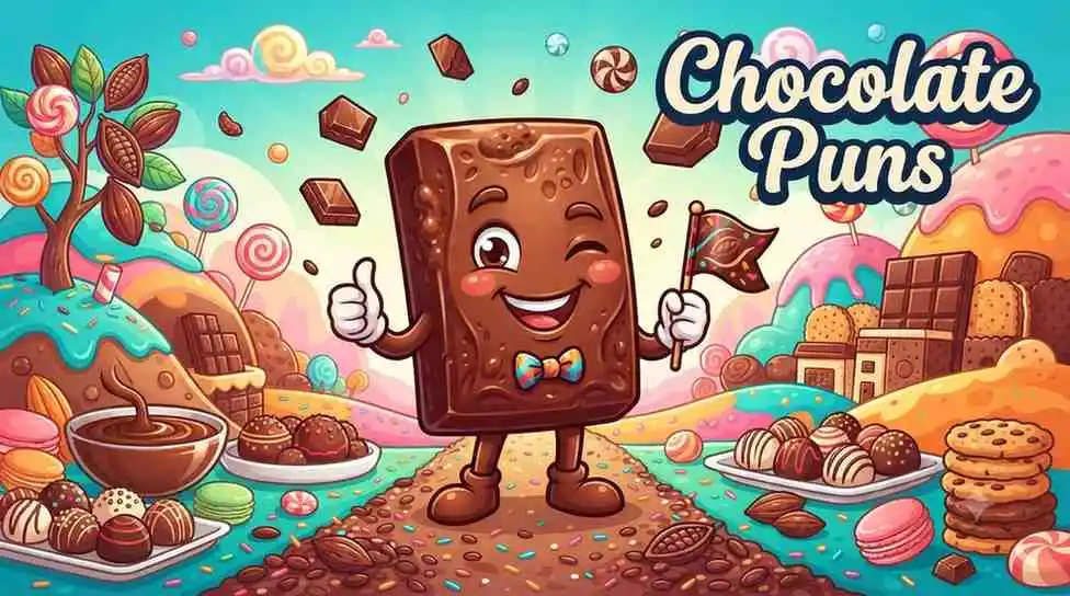 Cute chocolate character