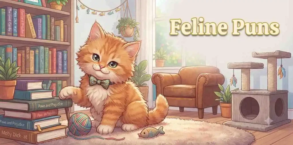 Funny ginger cat scene