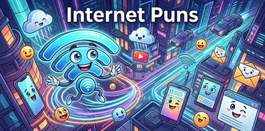 Happy Wi-Fi mascot dancing