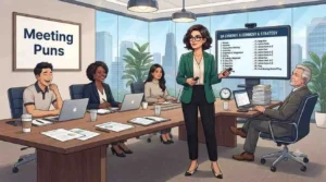 Team meeting in modern office