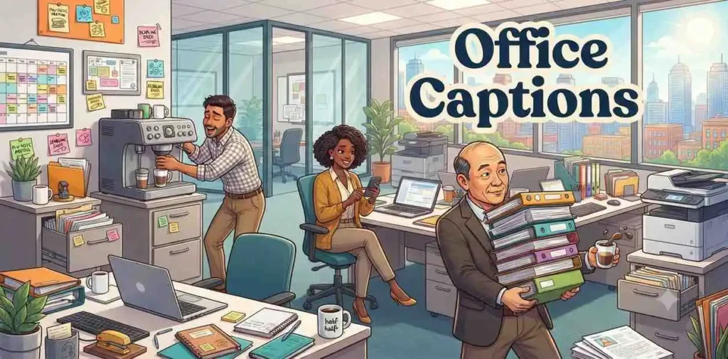 Coworkers enjoying office break