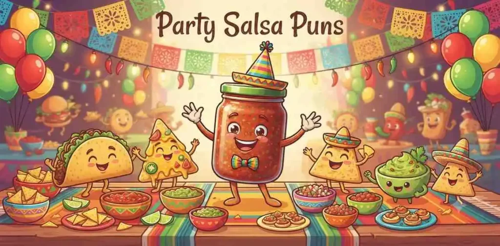 Salsa party food celebration