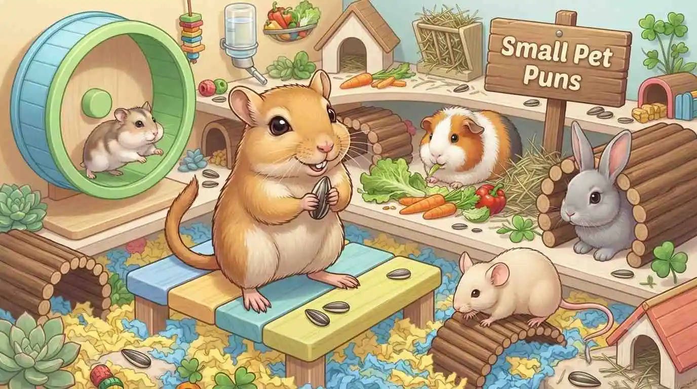 Cute small pets together