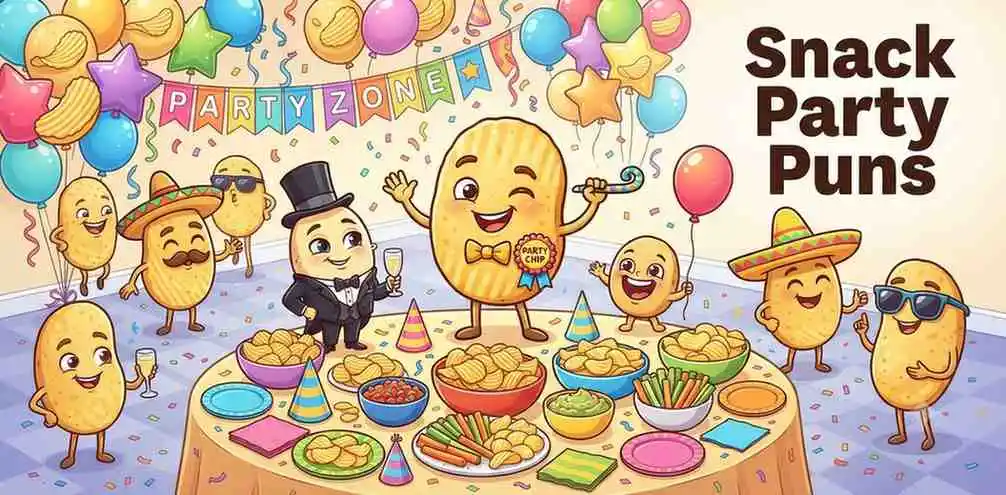 Potato chips at snack party