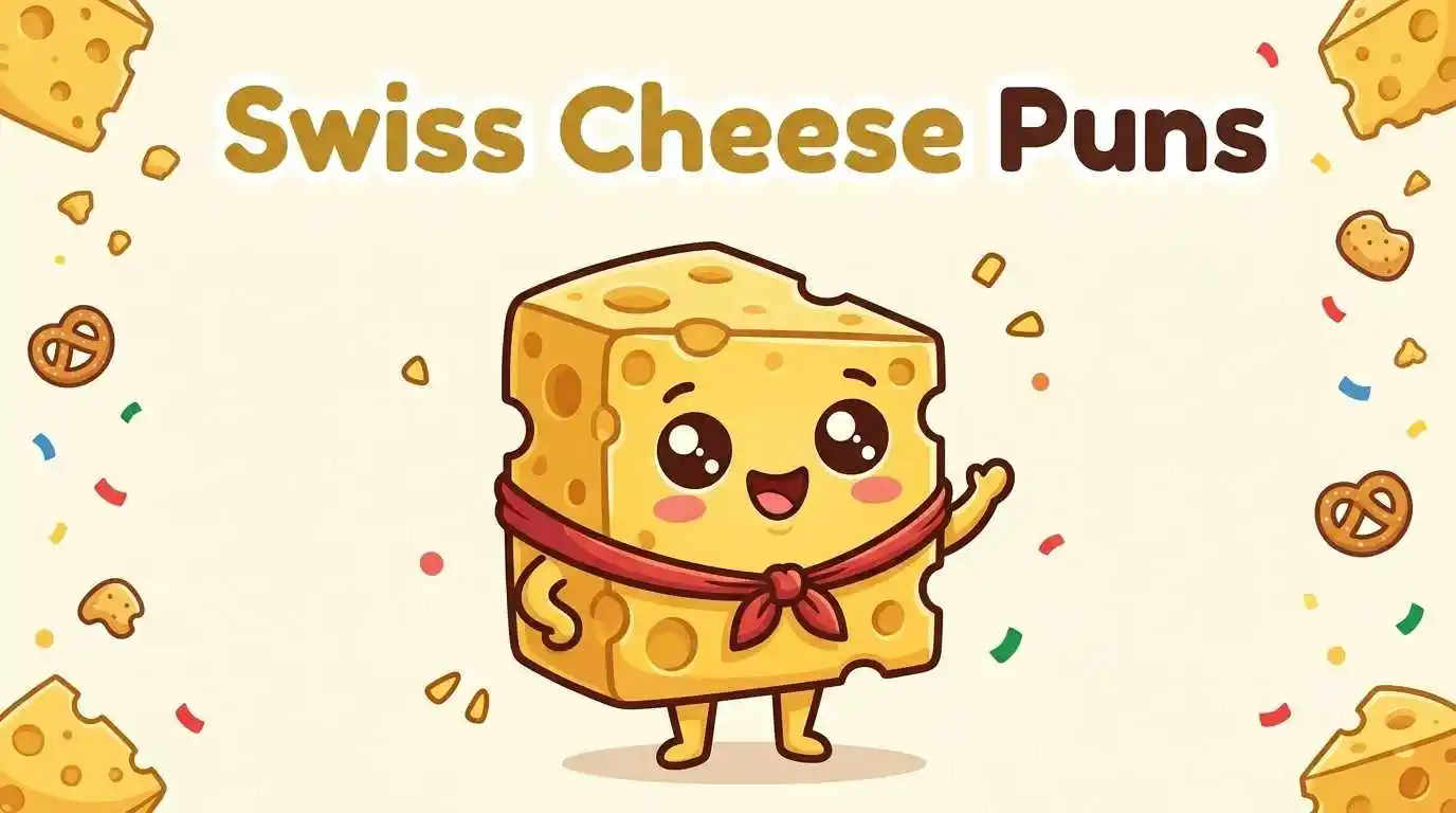 Happy Swiss cheese mascot