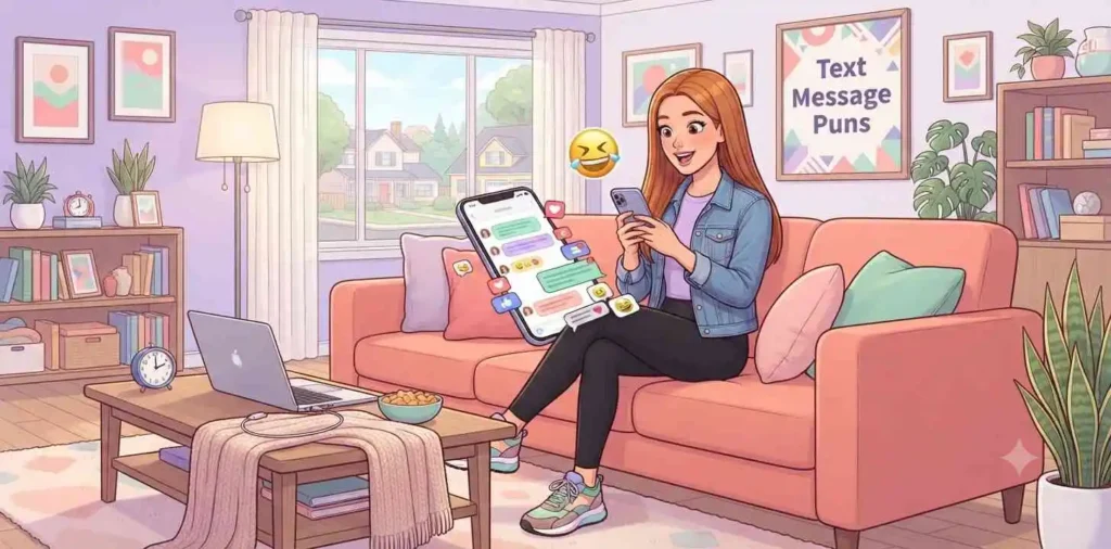 Woman texting on smartphone
