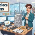 Man enjoying workplace humor