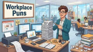 Man enjoying workplace humor