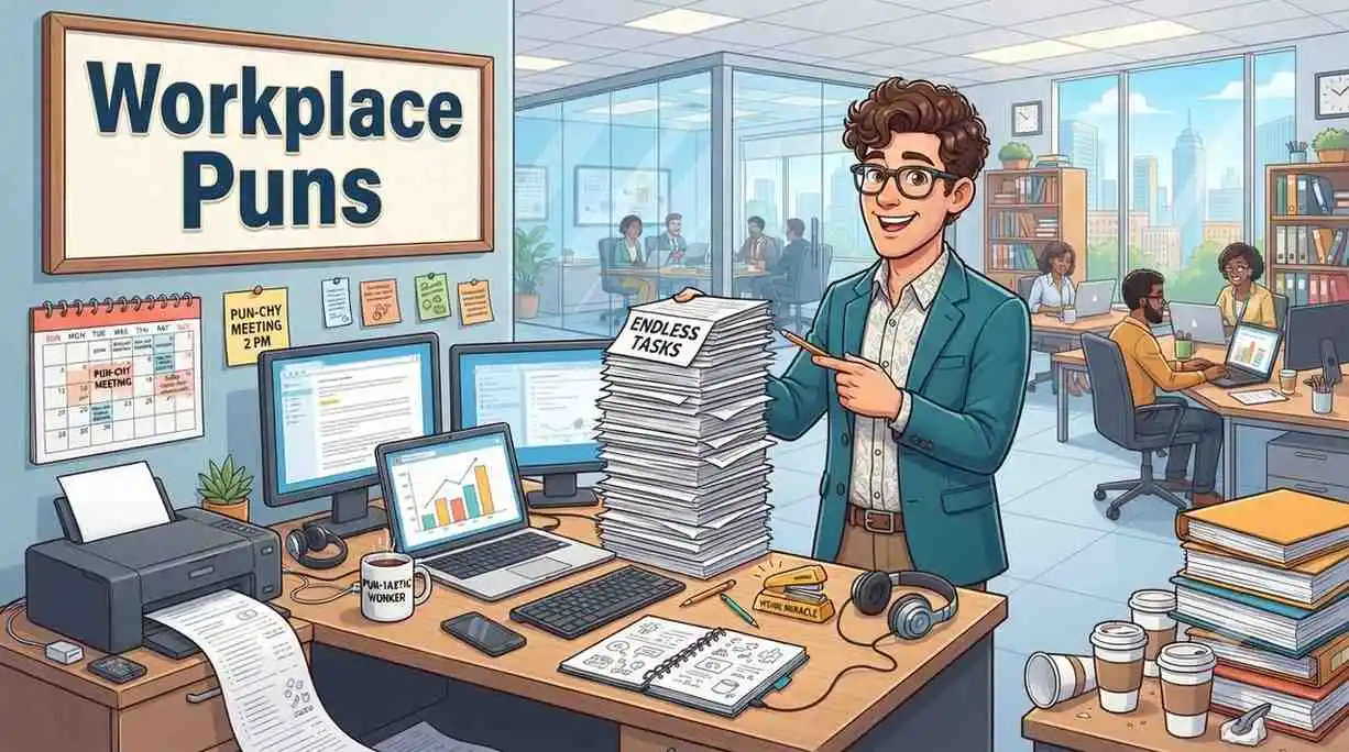 Man enjoying workplace humor