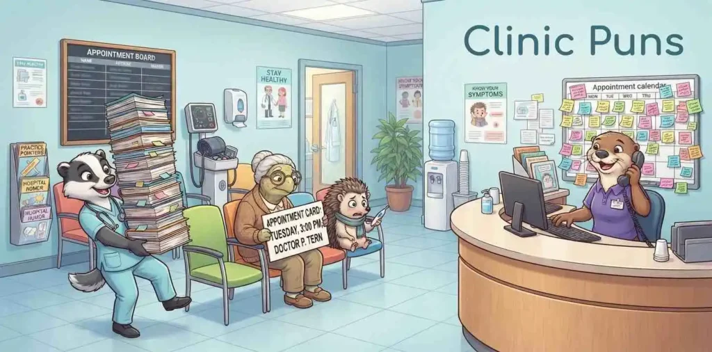 Funny clinic waiting room