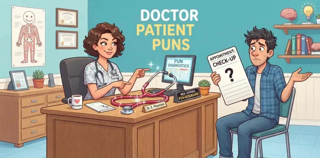 Funny doctor patient scene