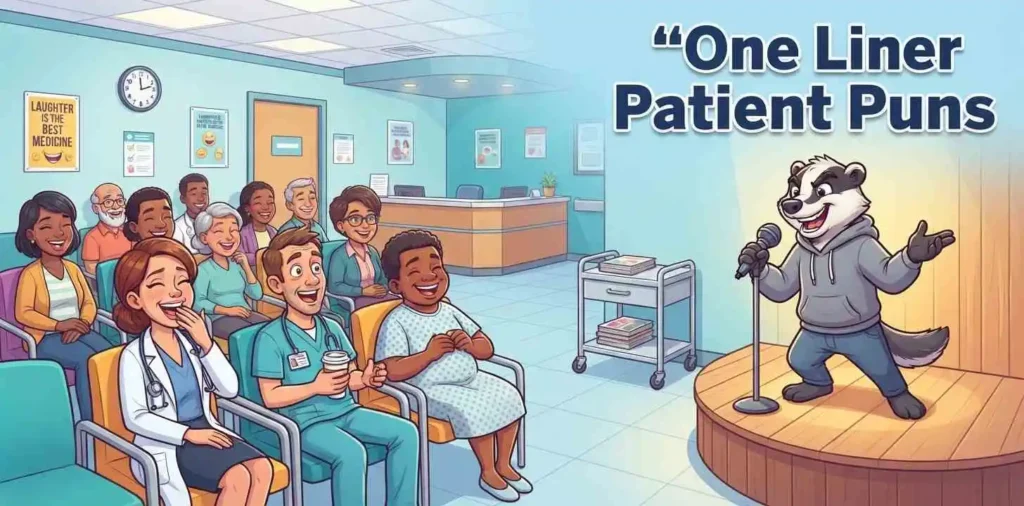 Patient comedy performance